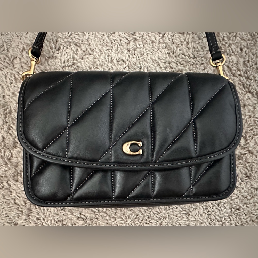 Coach Hayden Black Quilted Crossbody Bag